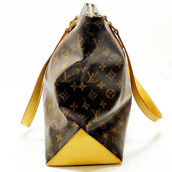 Louis Vuitton LV Shoulder Bag Cabas Mezzo Brown Monogram 700-052725 - Picture 4 of 13